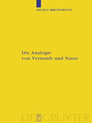 cover image of Die Analogie von Vernunft und Natur